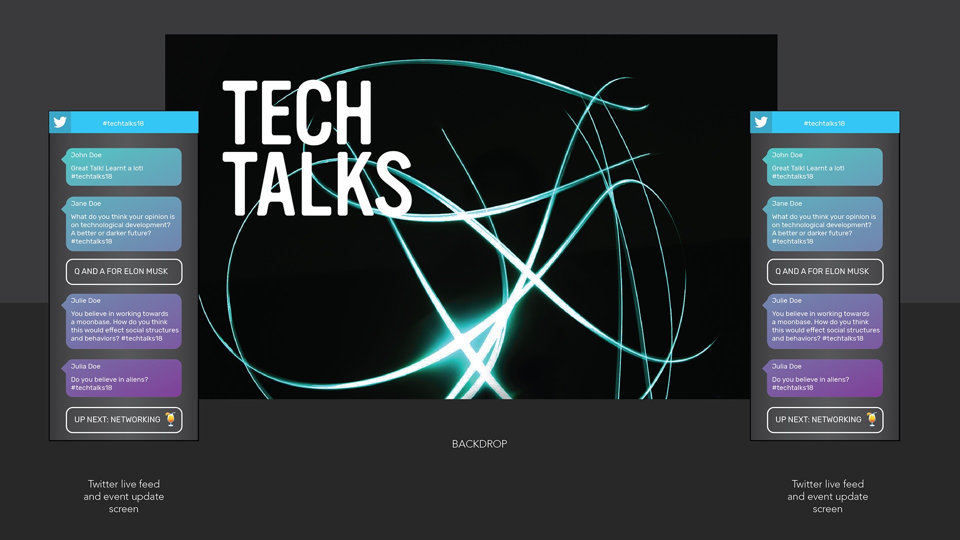 Tech Talks backdrop